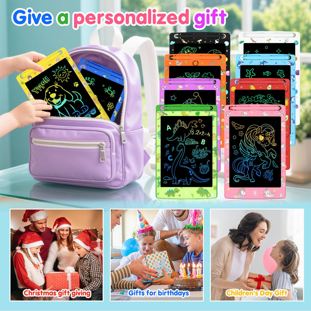 MOOWALIS 8.5-inch colorful doodle board for creative learning on the go.