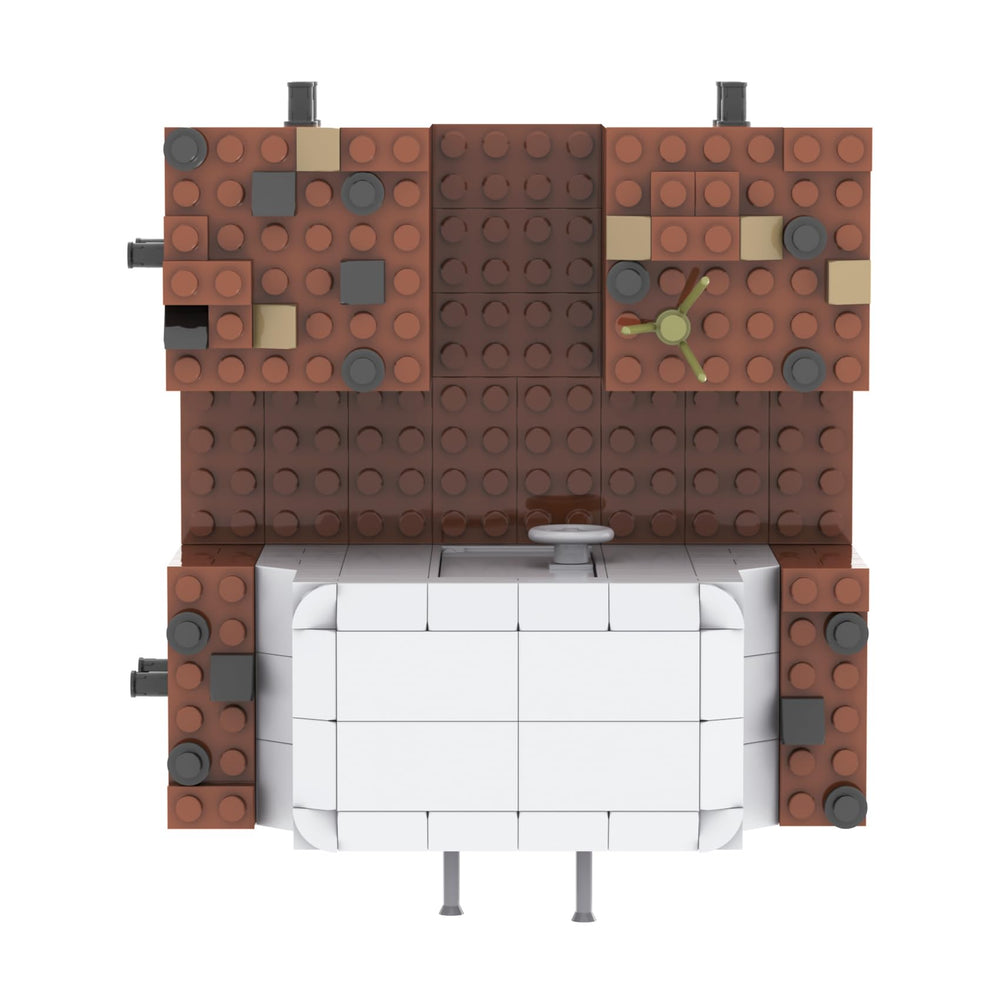 MOOXI WW2 Bunker figures included for action-ready displays