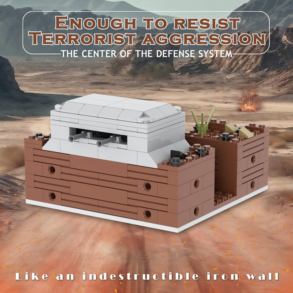 MOOXI WW2 Bunker moc potential invites custom models and storytelling