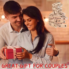 MOOYIYAN romantic activities prompts on blocks encourage bonding and fun.