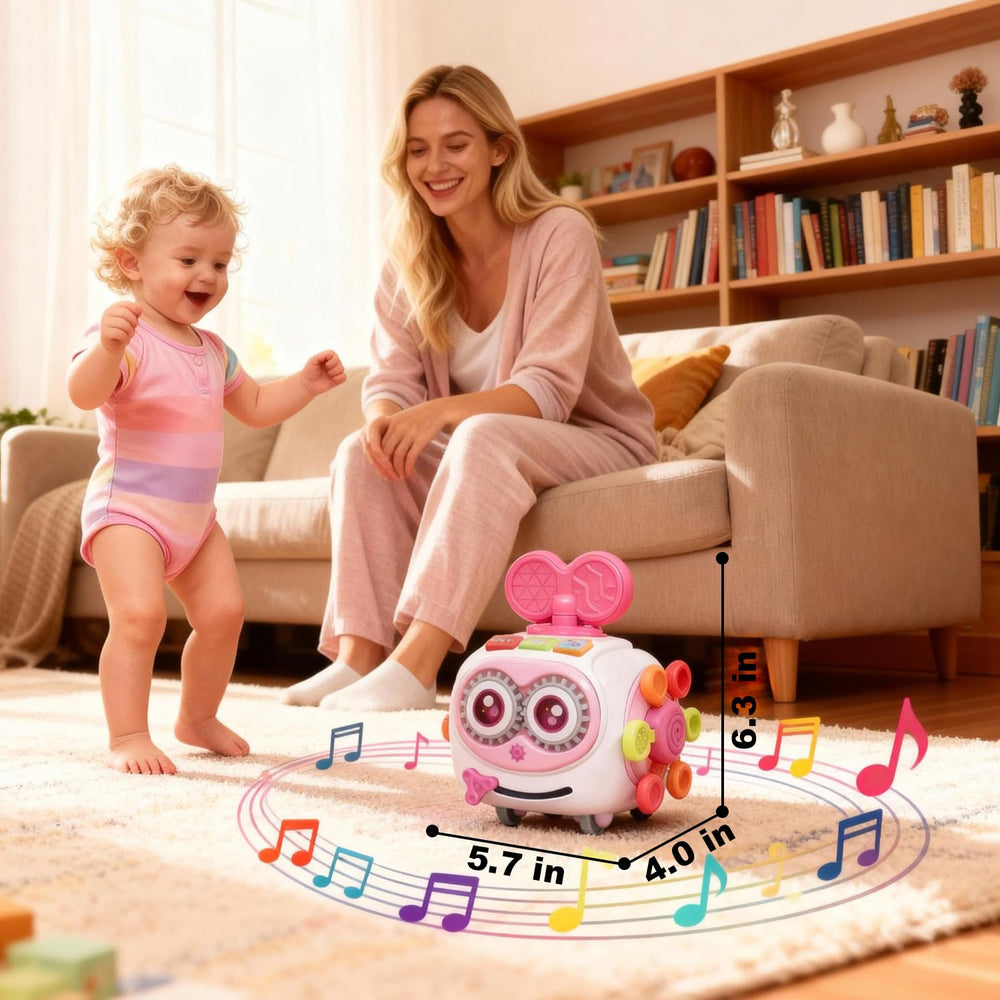 MoraBaby Busy Cube key-turns for hands-on problem-solving during play.