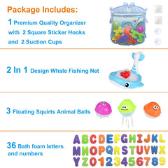 MoraBaby foam letters and numbers in water inspire color recognition and alphabet play
