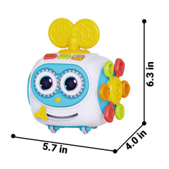 MoraBaby Robot Busy Cube lights and melodies for sensory engagement