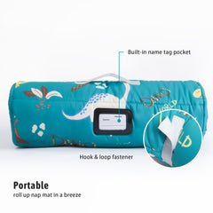 MORAIS nap mat with excavator design supports playful transitions to nap time