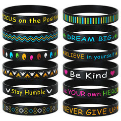 Morcheiong Focus on the Positive wristband promotes daily motivation.