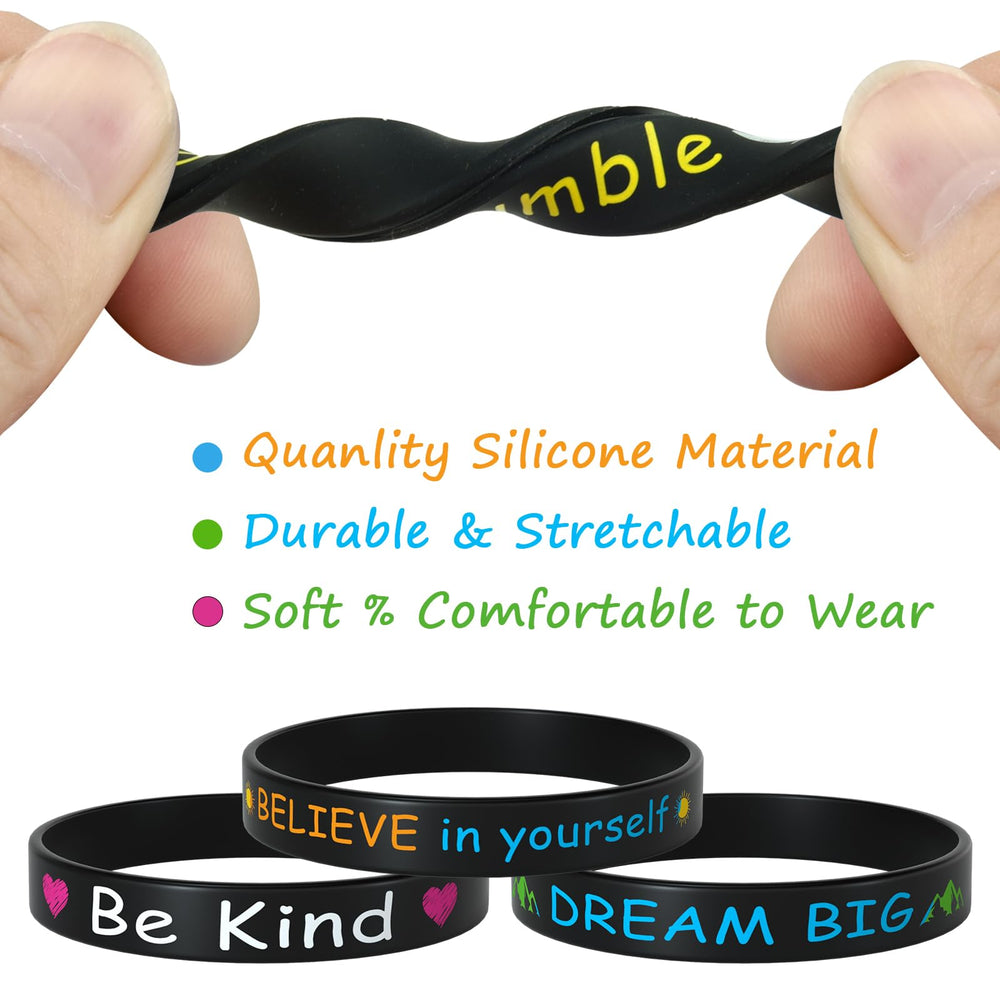 Morcheiong Be Kind wristband inspires everyday kindness.