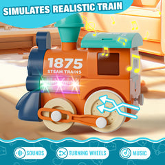 MORECOLL Electric Train Set mixer truck car with lifelike movement enhances storytelling
