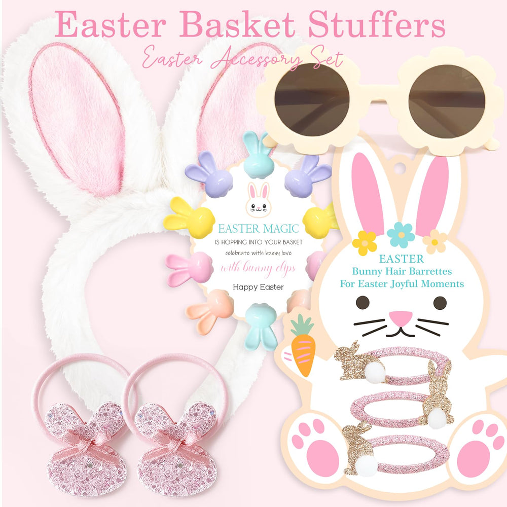 MOREDOTS bunny clips add sparkle while staying secure in hair