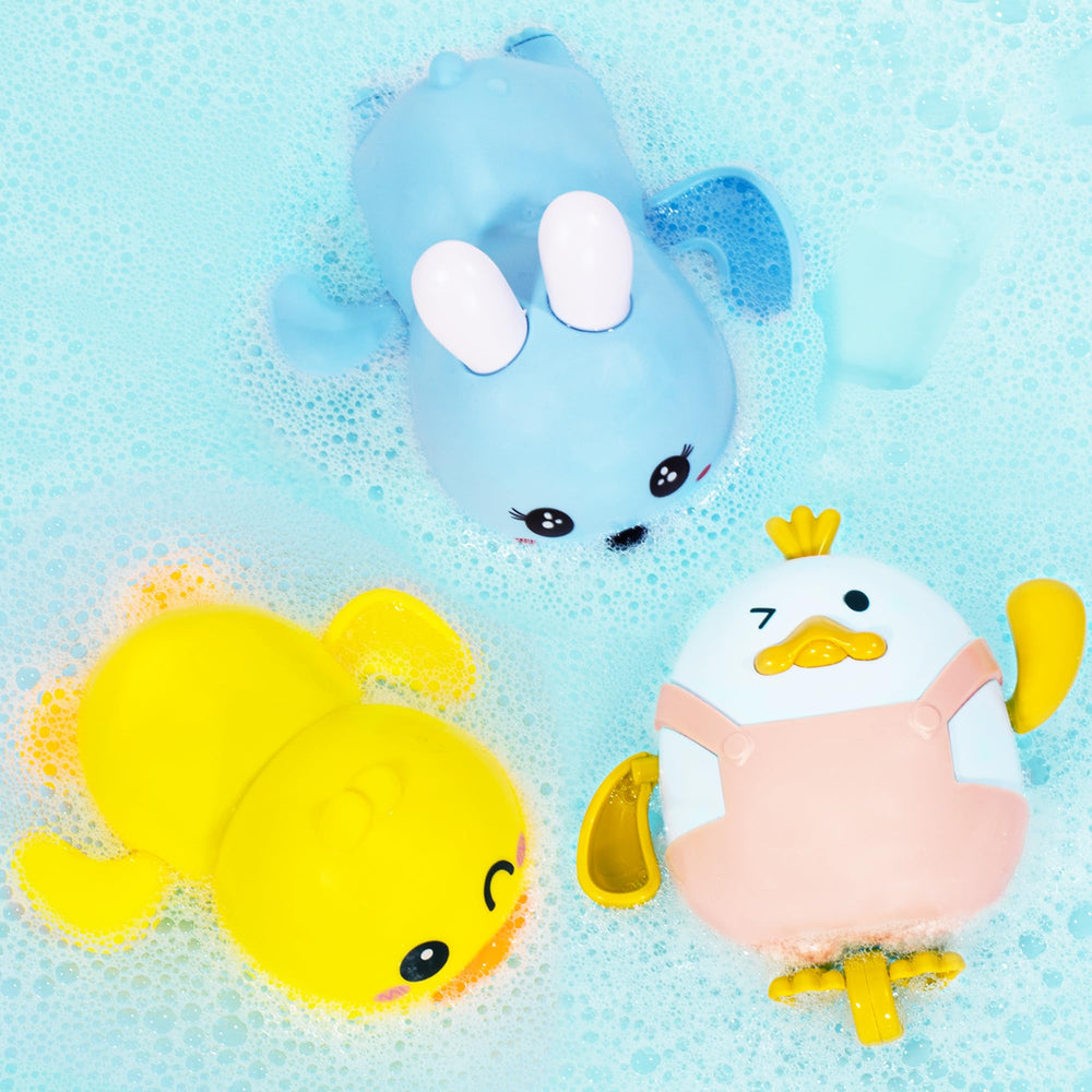 MOREDOTS baby bath toys ready for gifting, ideal for newborns to toddlers.