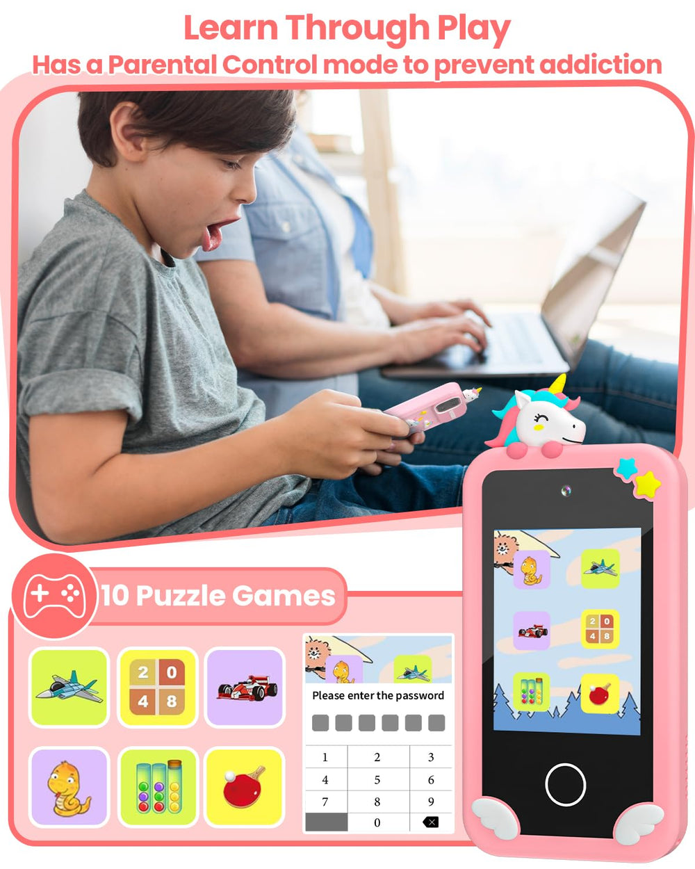 Moreximi parental controls help families manage screen time and safe use.