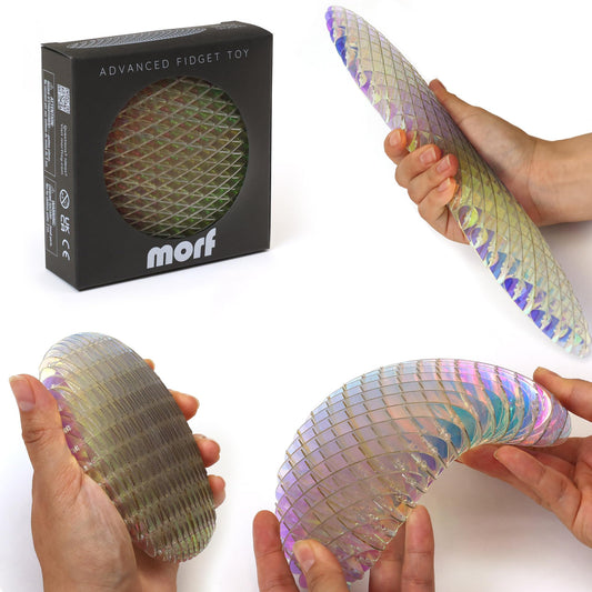 Morf Fidget Worm flexible slug toy for tactile play at home