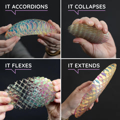 Morf Fidget Worm offers sensory feedback to support focus during work.
