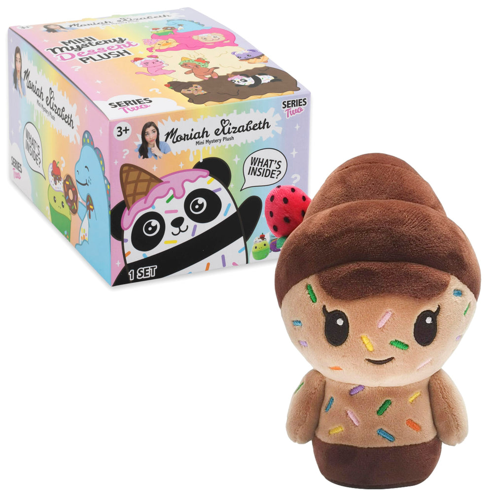 Moriah Elizabeth Dessert Pickle plush, charming desk companion.