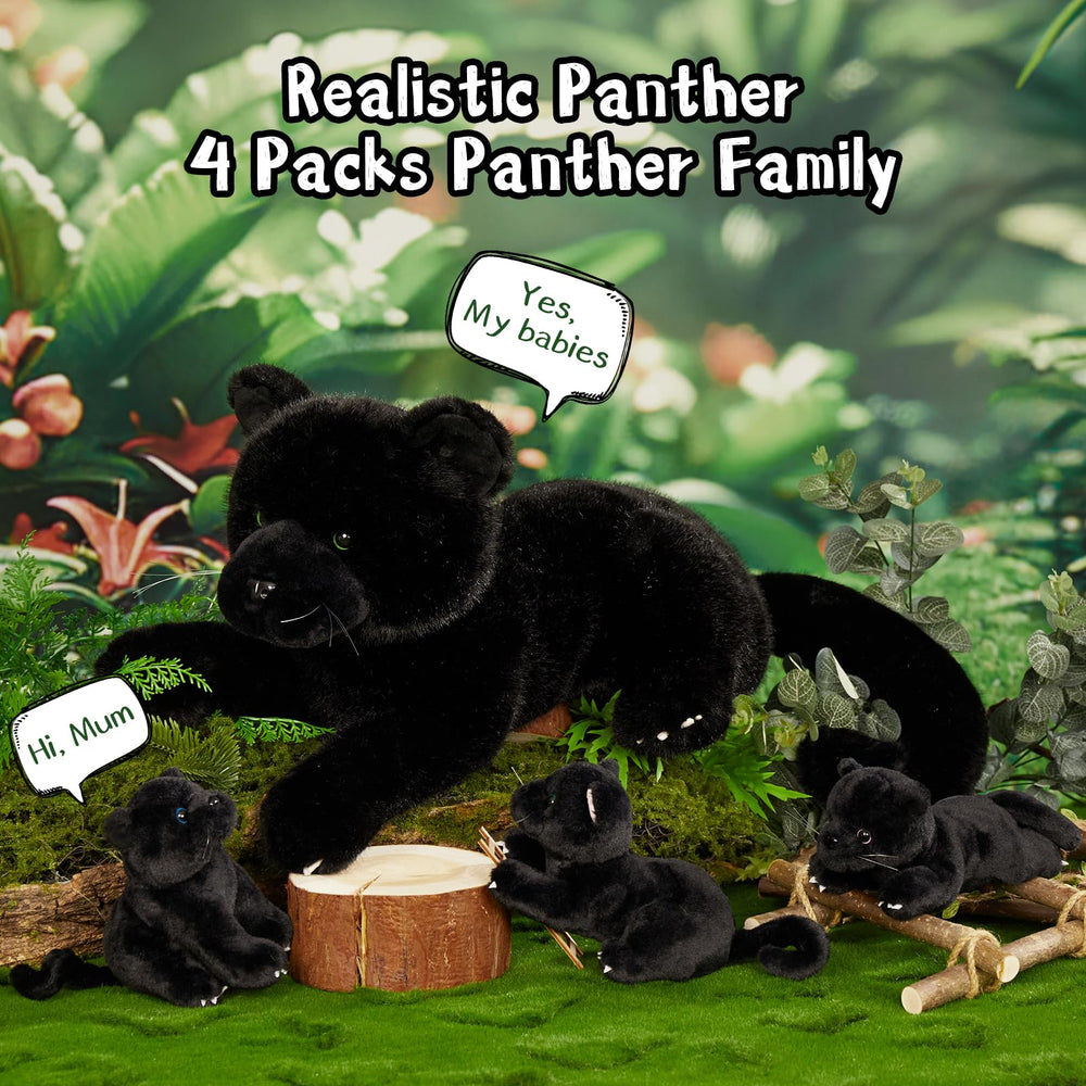 MorisMos panther cubs inside zipper belly for interactive storytelling
