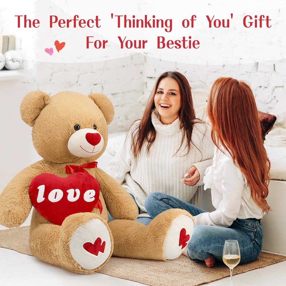 MorisMos bedroom decor giant teddy adds cozy focal point and soft texture