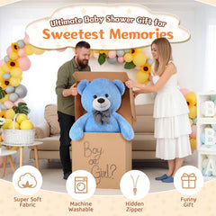 MorisMos bow-tie blue teddy bear detail highlights charming design.