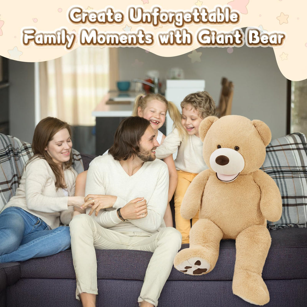 MorisMos brown plush pal with reinforced stitching for kids