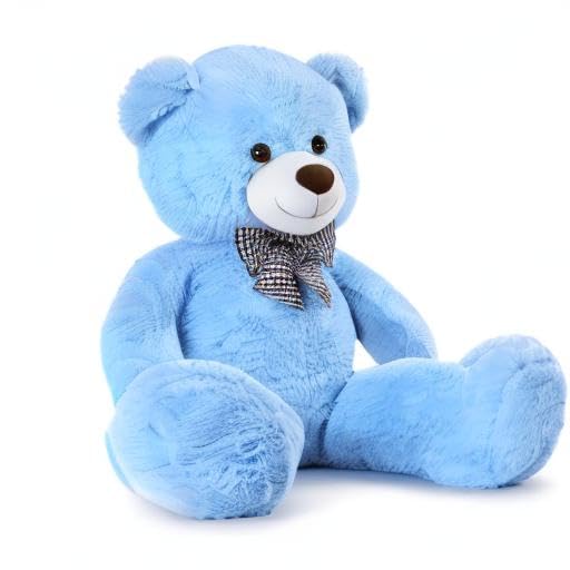 MorisMos blue bear with long-distance gifting vibe, perfect for remote loved ones.