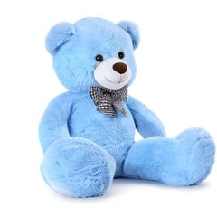 MorisMos blue bear with long-distance gifting vibe, perfect for remote loved ones.