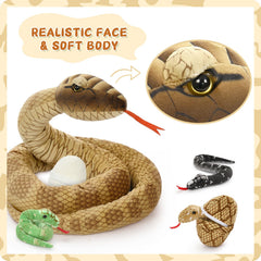MorisMos detailed snake skin pattern enhances lifelike appearance for display
