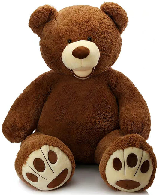 MorisMos giant teddy bear, 39 inches tall, perfect for bedtime cuddles.