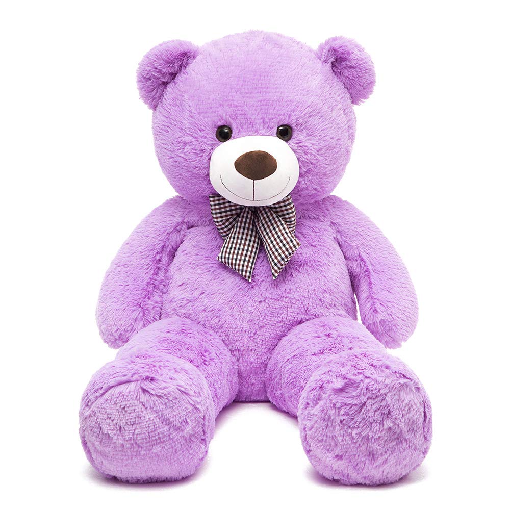 MorisMos giant teddy bear 4 feet offers room-filling cuddles and comfort.