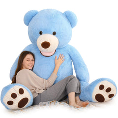 MorisMos 6ft bear ready for gifting, simple to present.