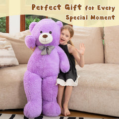 MorisMos teddy bear on bed fosters bedtime snuggling and sweet dreams.
