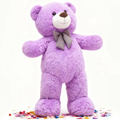 MorisMos teddy bear supports comforting companionship during first-night alone moments.