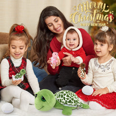 MorisMos big-eyed soft plush invites comforting snuggles.