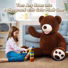 MorisMos Smile Giant Teddy Bear close-up fur texture for ultra-soft cuddles.
