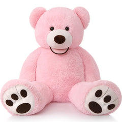 MorisMos Smile Giant Teddy Bear, 51 inches tall, makes a warm room centerpiece.