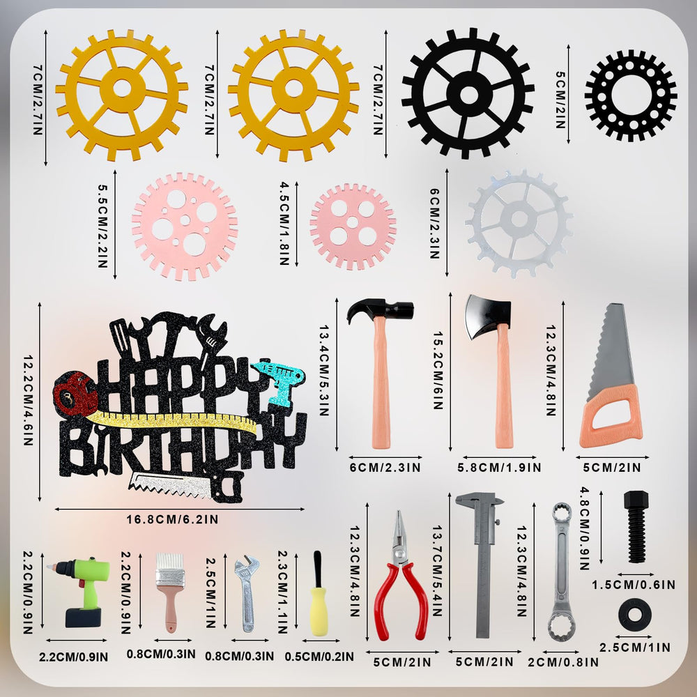 Morofme tools cake topper screwdriver adds playful precision to treats