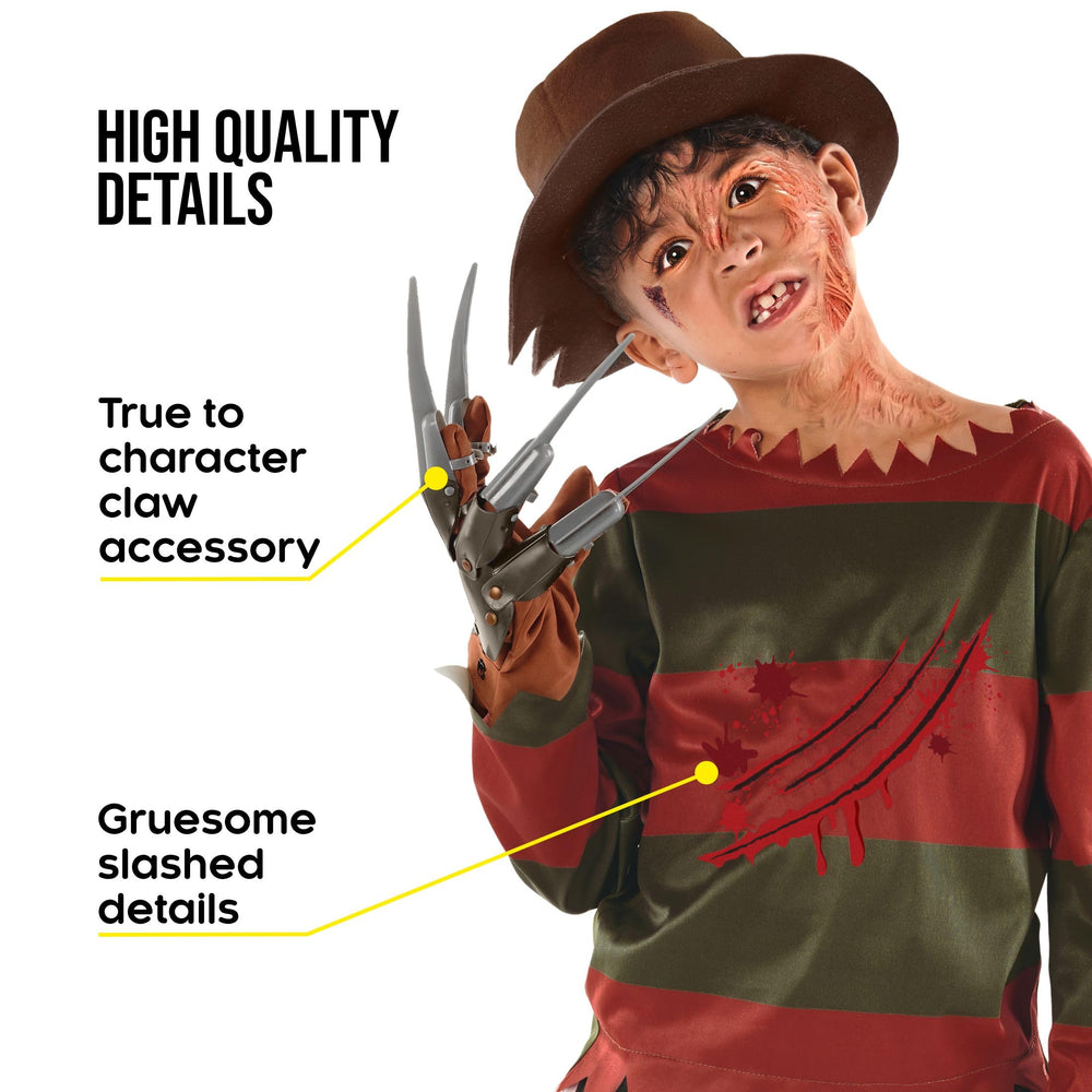 Morph Nightmare Killer claw prop enhances the fearsome hand-detail of the outfit.