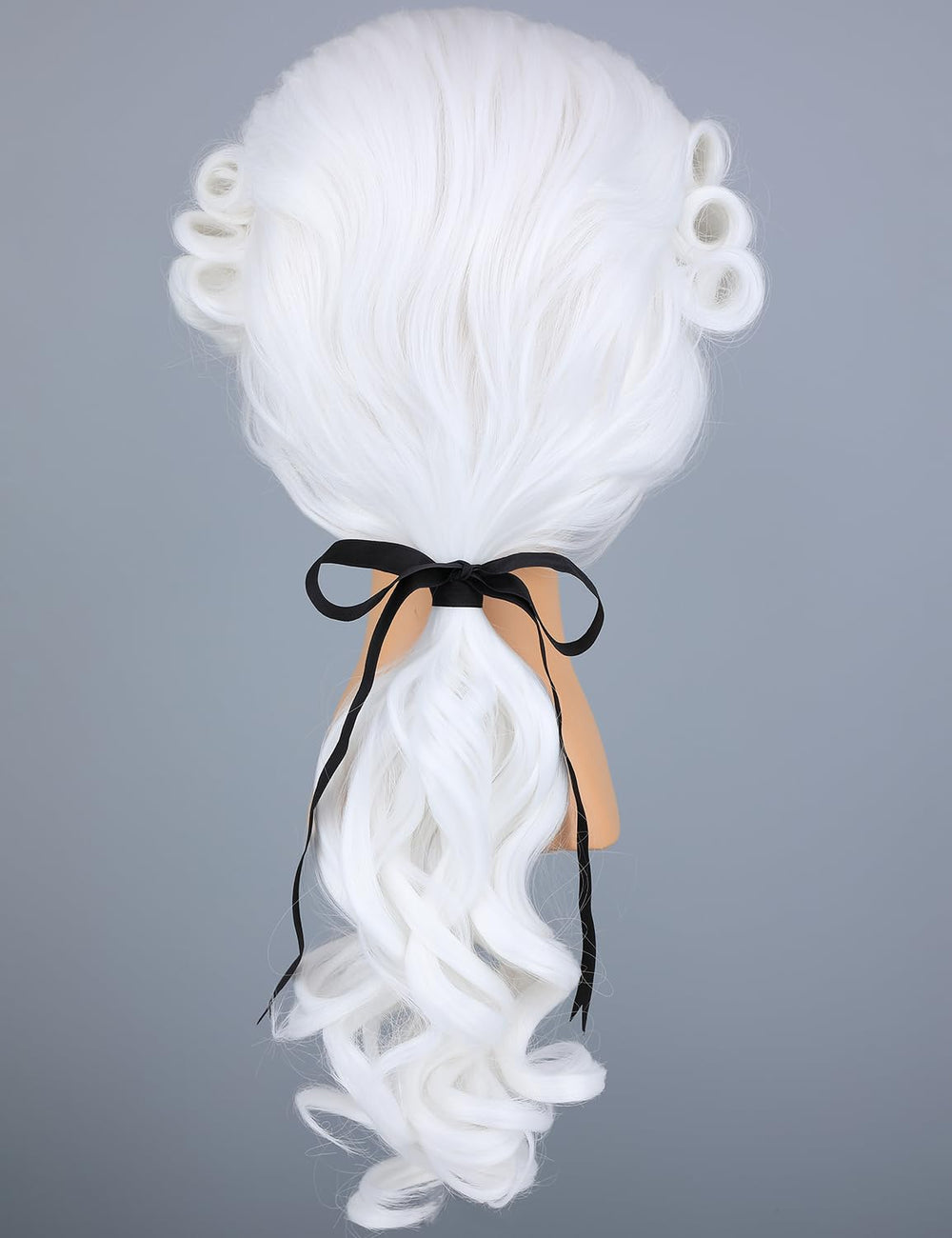 Morvally kids colonial judge wig, adjustable strap provides secure fit