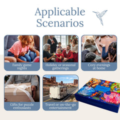 Mosaic Puzzles interlocking pieces close-up highlights precise fit and satisfying tactile feel