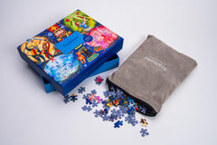 Mosaic Puzzles premium cardboard finish conveys durable, high-quality puzzle feel