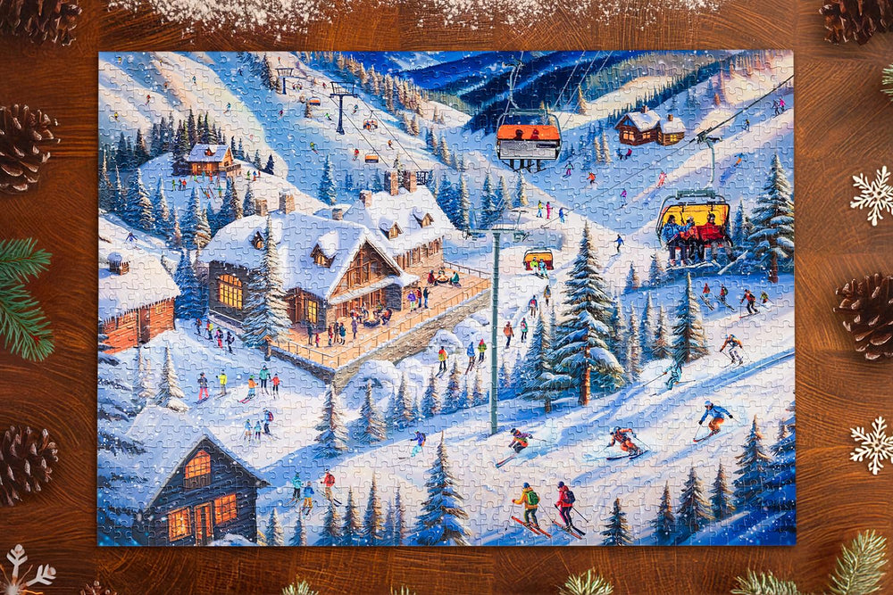 Puzzle on display—ready to frame or enjoy as a keepsake after completion.