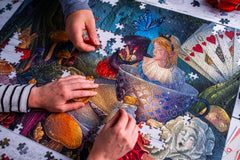 Mosaic Puzzles Through The Looking Glass matte finish offers smooth, satisfying handling.