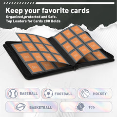 MOSLA Toploader Binder showing 16 pages for ample capacity.