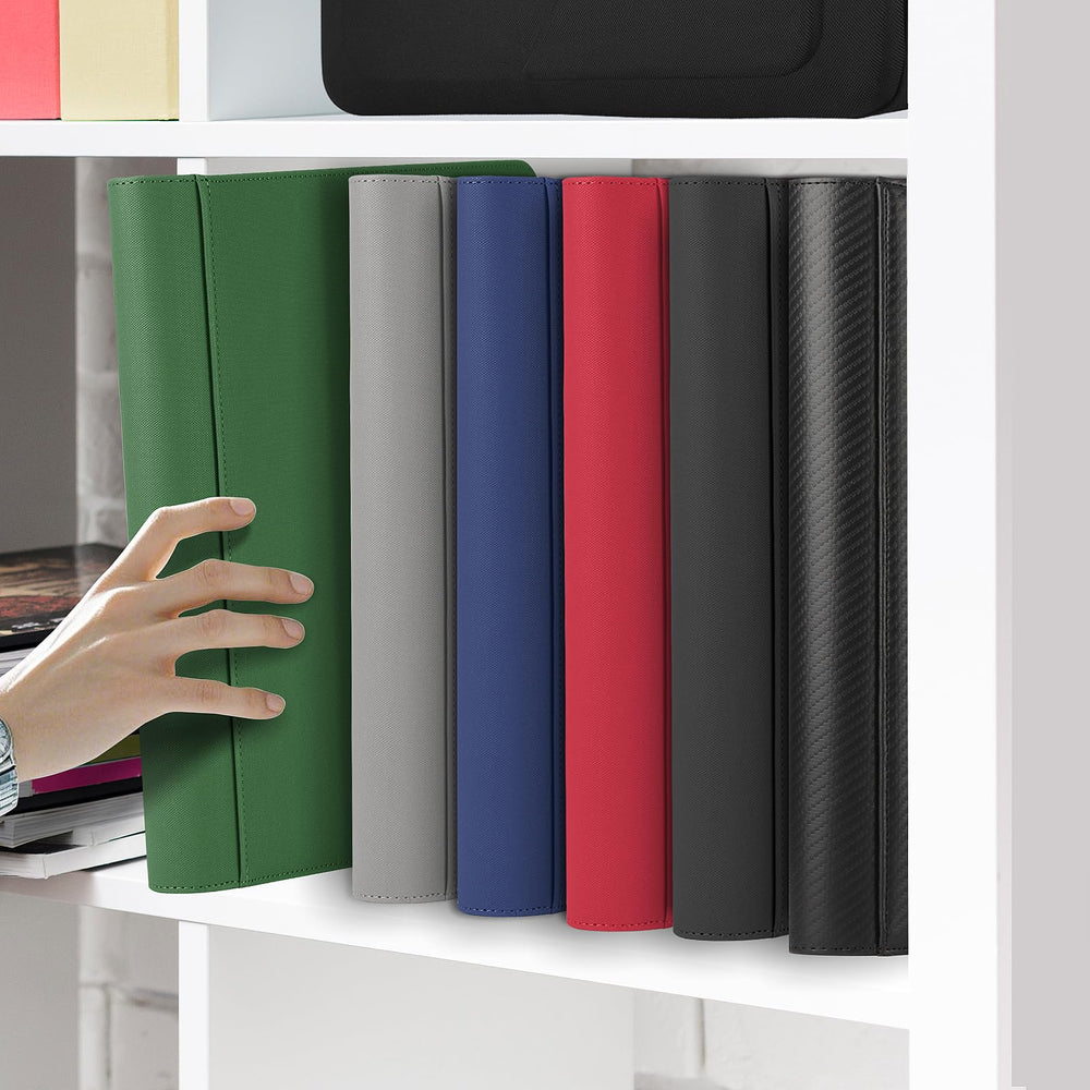 MOSLA Toploader Binder in black matching collection style and practicality.