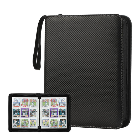 MOSLA trading card binder with 720-pocket capacity for organized collections.