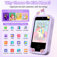 MOTCTQVD kids phone rear camera for creative photo adventures with friends