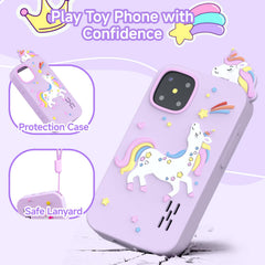 MOTCTQVD kids phone travel case keeps toys safe on trips