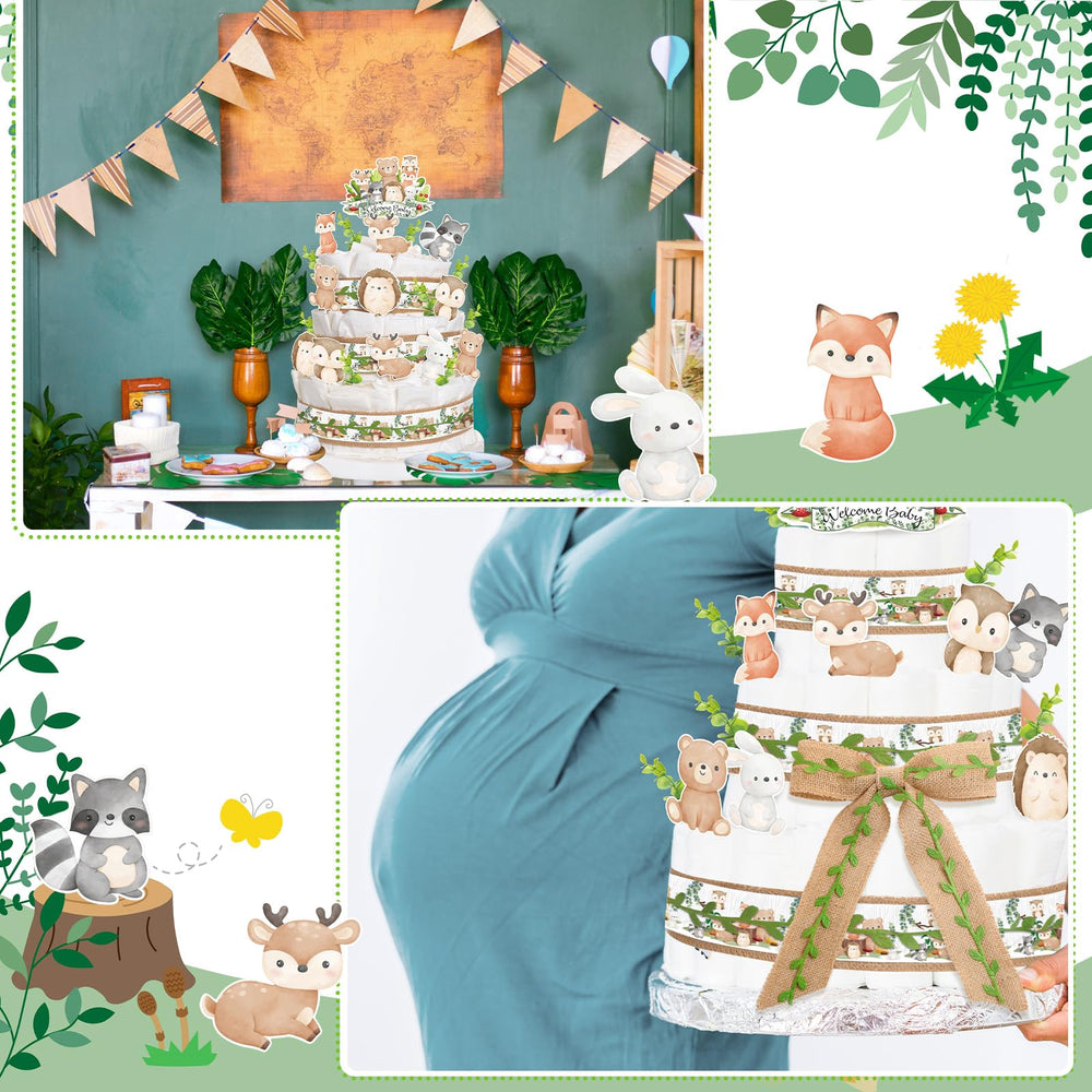 MotiMind Welcome Baby pattern display shows warm woodland welcome theme