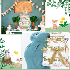 MotiMind Welcome Baby pattern display shows warm woodland welcome theme