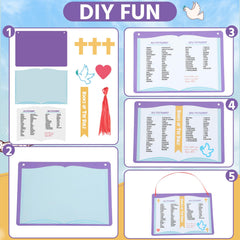 Motipuns coated paper ensures sturdy, long-lasting Bible crafts for kids.