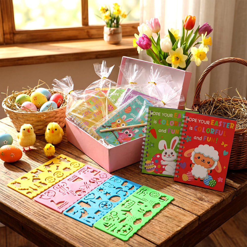 Motipuns gift bags ready to present Easter prizes.