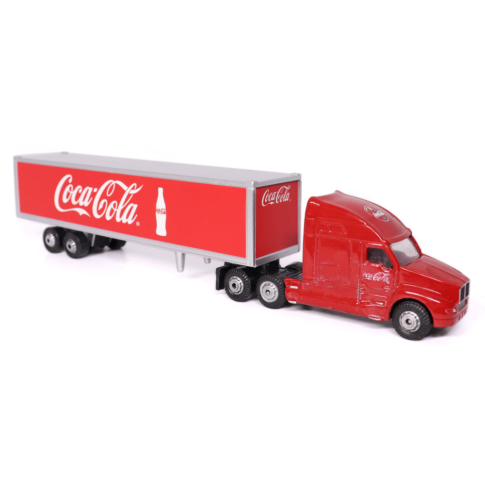 Motor City Classics Coca-Cola Long Hauler display-ready setup for shelf dioramas