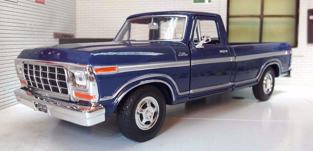 Motormax 1979 Ford F-150 in window box packaging for collectors.